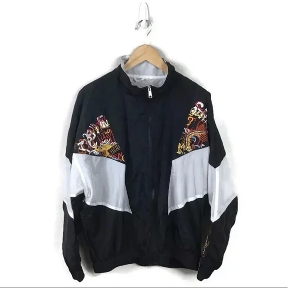 Doublet Track Jacket Break Up Embroidery Zip Up